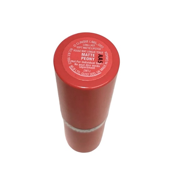 Clinique Long Last Soft Matte Lipstick 47 Matte  Peony Full Size - Picture 4 of 4